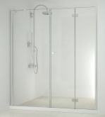 Sanotechnik  SMART FLEX  Дверь Складная + Стенка Fixglas D1290FL / D1291FR