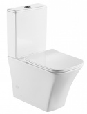 Унитаз-компакт безободковый BELBAGNO MARMI (BB052CPR+BB052T+BB2322SC)