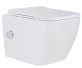 Подвесной унитаз Roxen Cube Bidet с функцией биде и сидением (530135-01X)