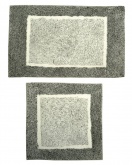 Набор из Двух Ковриков серого цвета Aqualine  ATHENA  85x50cm, 50x50cm Текстиль