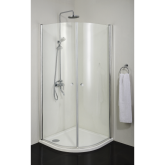 Душевой Уголок Распашной Полукруглый Sanotechnik 90x90x195 см (N1390) 