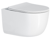 Подвесной унитаз Roxen Vortex смыв "Торнадо" с сидением (530160-01)