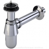 СИФОН ДЛЯ УМЫВАЛЬНИКА VIEGA 366681, БУТЫЛОЧНЫЙ, С ПРОБКОЙ, ЛАТУНЬ, ХРОМ, 5/4X32