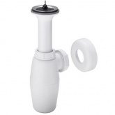 СИФОН ДЛЯ УМЫВАЛЬНИКА VIEGA 102531, БУТЫЛОЧНЫЙ, БЕЗ ОТВОДА, ПЛАСТИК, БЕЛЫЙ, 5/4X32