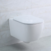 Унитаз подвесной безободковый BELBAGNO GENOVA (BB1102CH +BB1102SC)