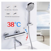 Смеситель для ванны с термостатом Gappo G3290