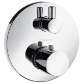 Термостат Ecostat S с запорным/переключающим вентилем (внешняя часть) 15721000