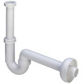 СИФОН ДЛЯ УМЫВАЛЬНИКА VIEGA 105952, ТРУБНЫЙ, ПЛАСТИК, БЕЛЫЙ, 5/4Х32
