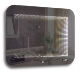 Djet 915х685 - 4 (часы, сенсорный выключатель) зеркало