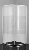 Душевой уголок полукруглый раздвижной 4-х элементный Sanotechnik