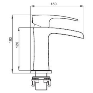 Смеситель для раковины G1007-30