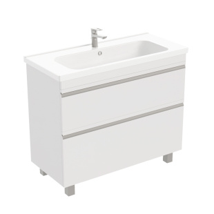 Тумба с раковиной напольная Laparet Venus 100 см