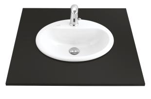 Умывальник Creavit TP овальный врезной на столешницу 45*52 см