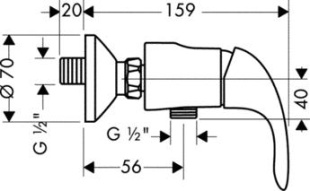 Смеситель для душа Focus E 31760000