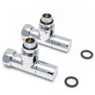 Вентиль угловой колпачок 1"х3/4" г/г Gloss&Reiter (Пара) (2 шт.)