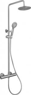 Душевая стойка с термостатическим смесителем для ванны, верхними ручным душем BELBAGNO NOVA NOV-VSC-T-IN