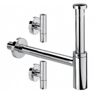 СИФОН ДЛЯ УМЫВАЛЬНИКА VIEGA ELEGANTA SET 492489, БУТЫЛОЧНЫЙ, ВЫДВИЖНОЙ, ЛАТУНЬ, ХРОМ, 5/4X32.