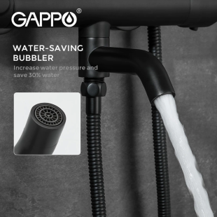 Душевая система с термостатом Gappo G2490-6