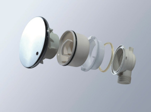 АКРИЛОВЫЙ ПОДДОН CEZARES (TRAY-R-15-W) 800x800x150