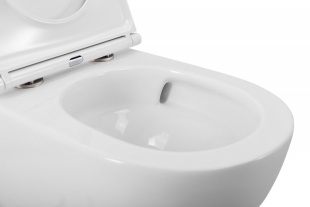 Унитаз подвесной безободковый BELBAGNO SFERA--TOR с сидением ("Смыв торнадо ")