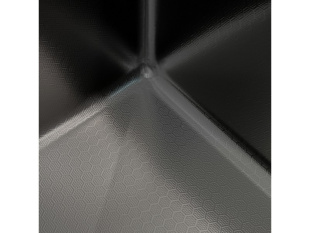 Мойка кухонна Wisent W36050BD Графит PVD декор (60x50)