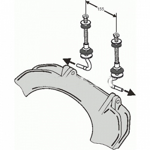 Сиденье и крышка для унитазов Ido Trevi  (дюропласт)