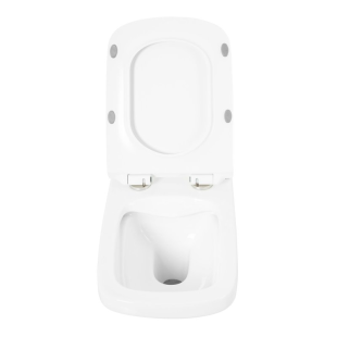 УНИТАЗ ПОДВЕСНОЙ БЕЗОБОДКОВЫЙ BELBAGNO SELA (BB3201CHR+BB3201SC)