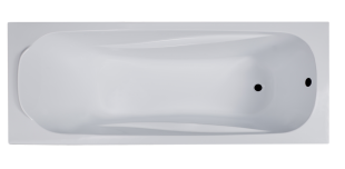 Ванна VentoSpa «SERENA» 1600х700х435  в комплекте с сифоном