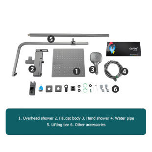 Душевая система Gappo G2417-9