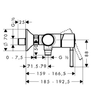 Смеситель для душа Talis Classic 14161000