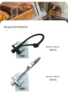 Смеситель Gappo G4398-16 (черный)