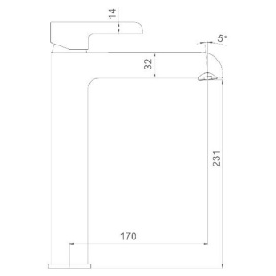 Смеситель для раковины Gappo G1003-18