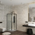 Душевой уголок Roxen Santi Black 900*900*1950 (арт.55020-90B)