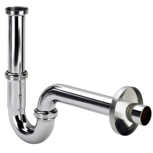 СИФОН ДЛЯ УМЫВАЛЬНИКА VIEGA 101572, ТРУБНЫЙ, ЛАТУНЬ, ХРОМ, 5/4X32