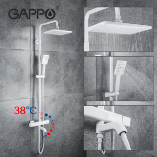 Душевая система с термостатом Gappo G2491-8