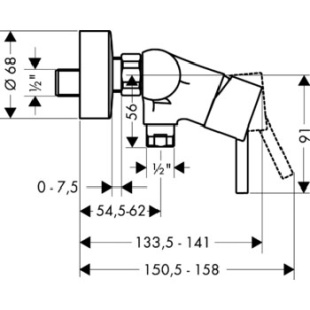 Cмеситель для душа Talis S² 32640000