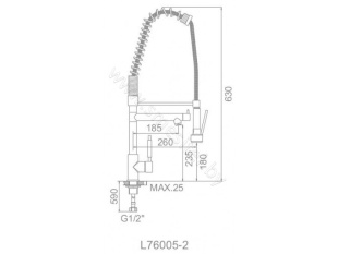 смеситель для кухни Ledeme  L76005-2