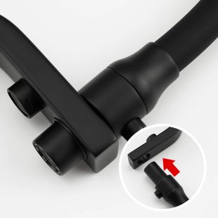 Смеситель Gappo G4317-6 (чёрный)