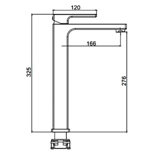 Смеситель для раковины Gappo  G1017-62