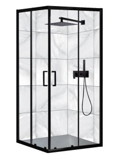 Душевой уголок Roxen Caspia 900*900*1950 (арт.55060-100B) 	