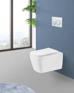 Унитаз подвесной BELBAGNO VENETO (BB132CHR +BB128SC)