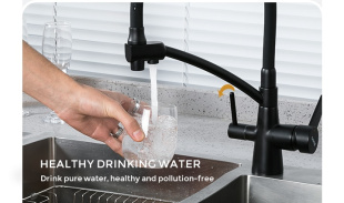 Смеситель Gappo G4398-16 (черный)