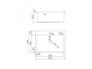 Кухонная мойка Gerhans K36050