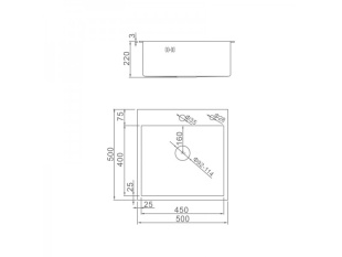 Кухонная мойка Gerhans K35050
