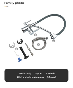 Смеситель Gappo G4398-17 (хром)