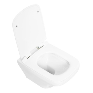 УНИТАЗ ПОДВЕСНОЙ БЕЗОБОДКОВЫЙ BELBAGNO SELA (BB3201CHR+BB3201SC)