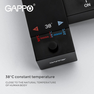 Термостатический смеситель с гигиеническим душем Gappo G7207-60