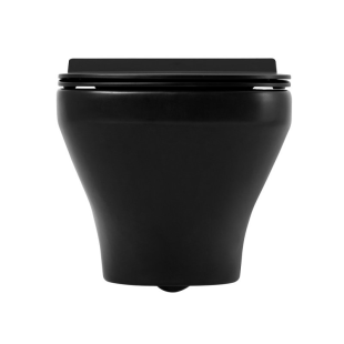 УНИТАЗ ПОДВЕСНОЙ БЕЗОБОДКОВЫЙ BELBAGNO SELA ЧЁРНЫЙ