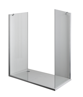 Sanotechnik  2x SMART FLEX Две Неподвижные Стенки Fixgläser D11100 