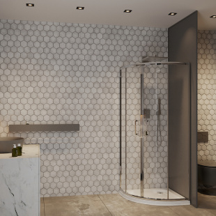 Душевой уголок Roxen Santi 900*900*1950 (арт.55020-90)	